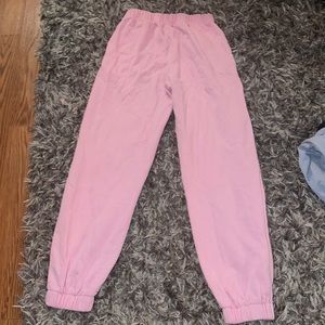 bubble gum pink rosa sweatpants!